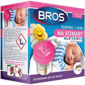 Bros Elektro + Płyn Na Komary dla dzieci 40ml