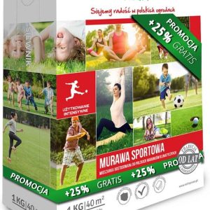 Najlepsze Trawy Z Iławy Murawa Sportowa 1Kg + 25% Gratis