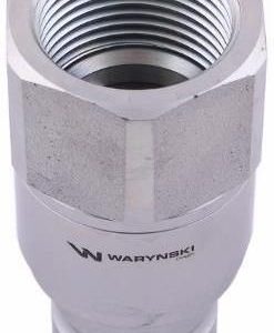 Waryński Szybkozłącze hydrauliczne suchoodcinające rozmiar 3/4 wtyczka G1″BSP gwint wewnętrzny ISO16028 WIFR34SW1